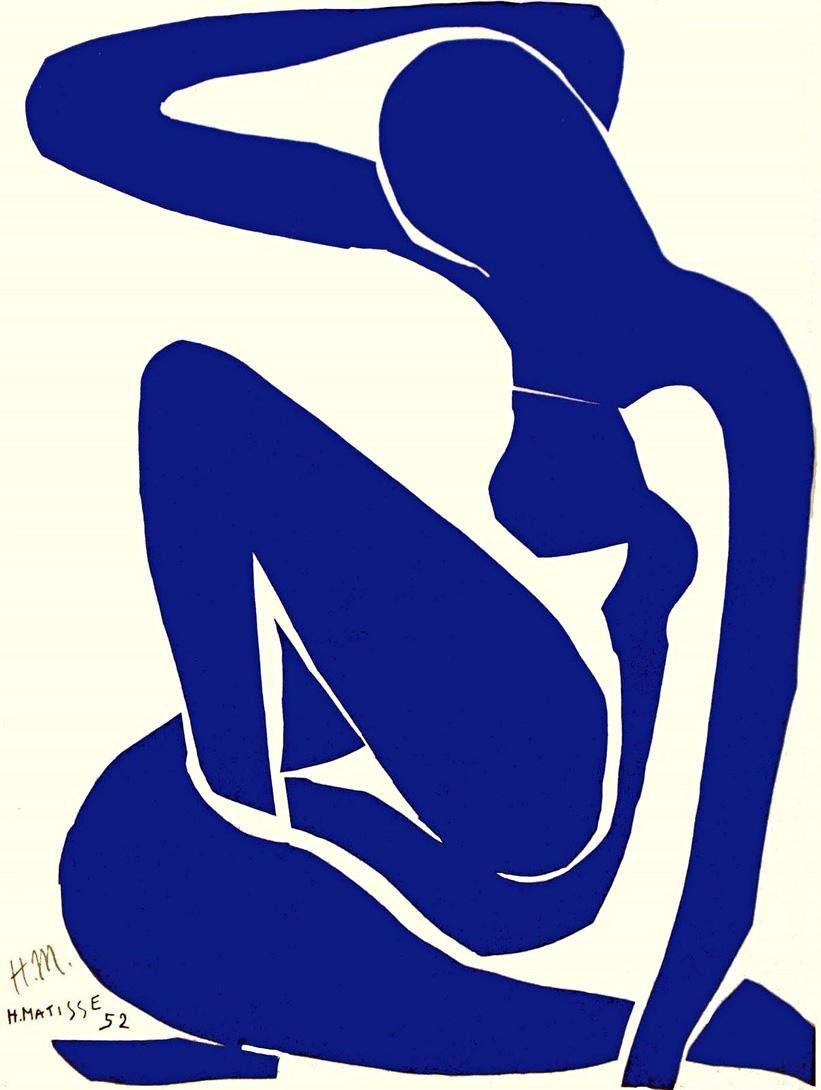 Henri Matisse Blue Nude I 1952